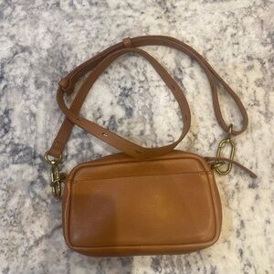 Madewell adjustable strap leather crossbody bag